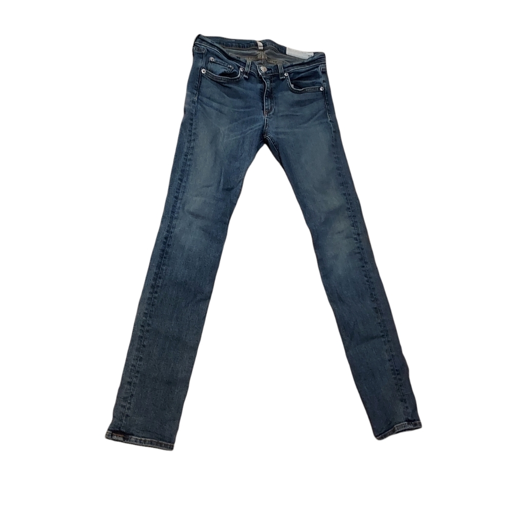 Rag & Bone Womens Jeans Skinny Size 29 Blue Mid Rise Medium Wash Stretch…